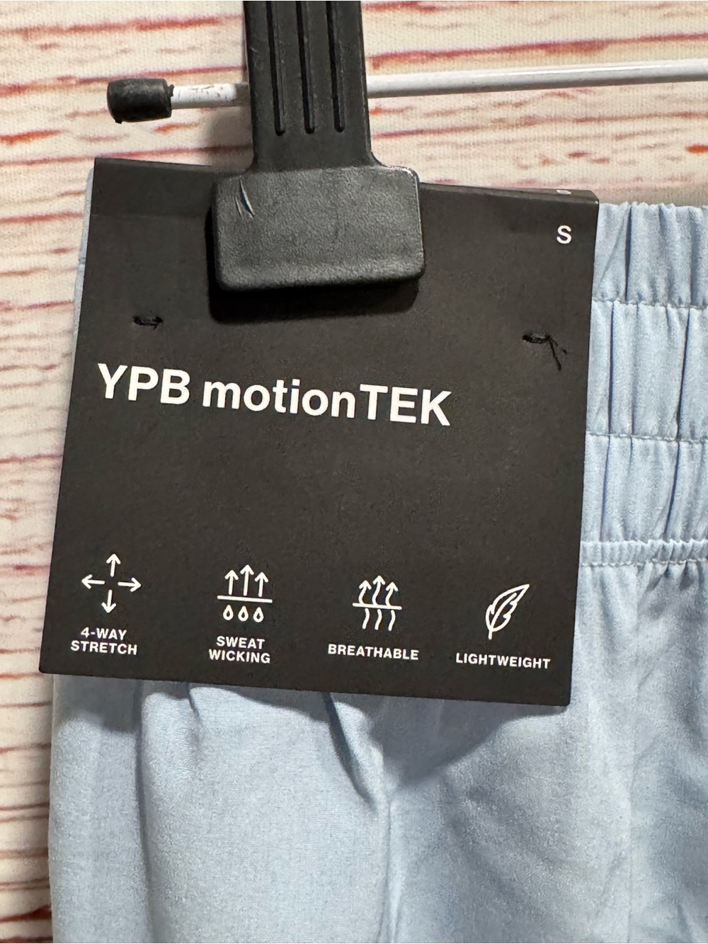 NWT Abercrombie Active YPB motionTEK Convertible Balloon Pant in Blue Grey Sz S - Picture 10 of 15